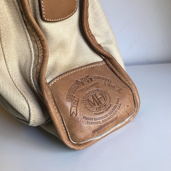 *SOLD* Ghurka Vintage The Examiner Bag No. 5 - Picture 6 of 8